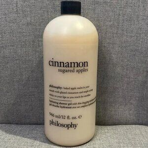 NWT Philosophy Cinnamon Sugared Apples Hydrating Shower Gel 32 fl. oz
